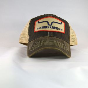 Kimes Ranch Vintage Trucker Kimes Patch Black Snapback Hat